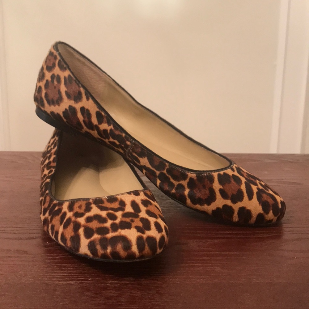 Ann Taylor Leopard Print Flats